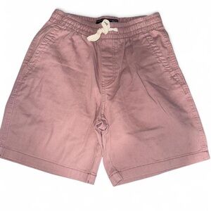 Plugg Men's Light Pink Flat Front Shorts